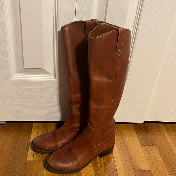 INC International Concepts Shoes - INC International Concepts Fawne Riding boots knee high cognac brown size 6.5